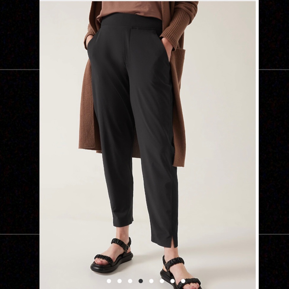 ATHLETA - Brooklyn Ankle Pant - Black - Sz 8